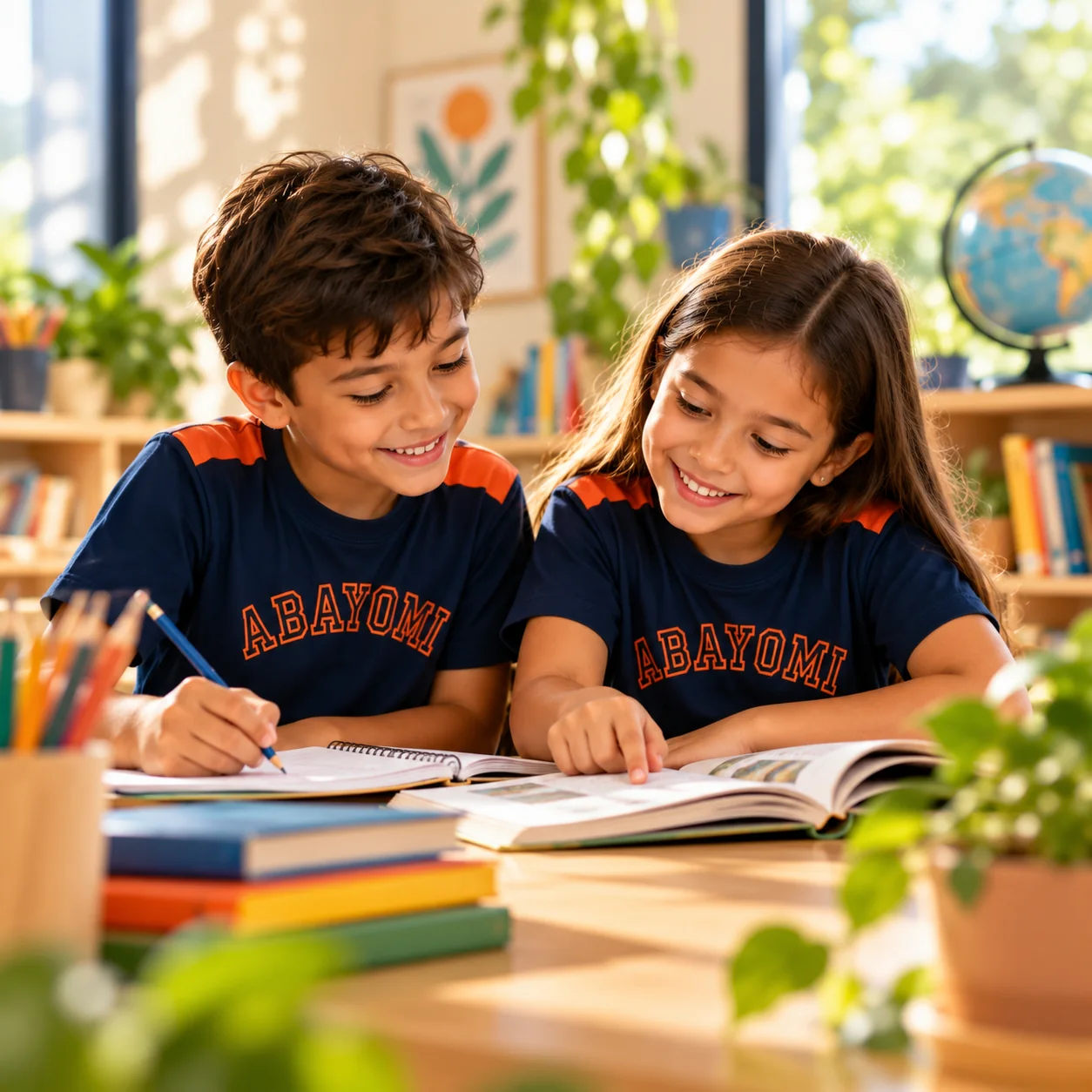 Ensino Fundamental: alunos aprendendo no Colégio Abayomi